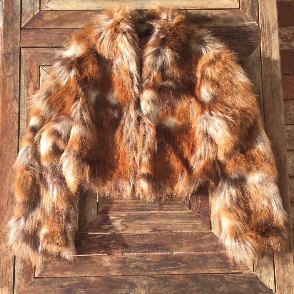 🌿 Spell Nomad Flaux Fur Jacket • Size S/M